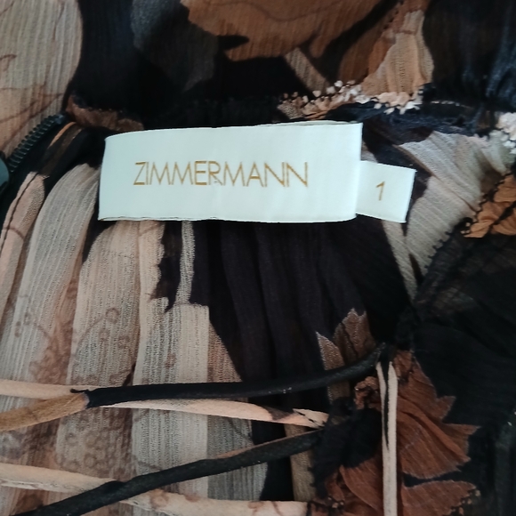 ZIMMERMANN Concert lace-up floral-print‎ dress - Picture 11 of 13